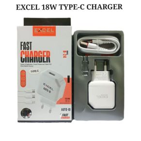 Excel Fast Charger Travel Charger Travel Adapter Fast Charging 3.1A Max Quick Excel Micro Usb+Typ C Charger